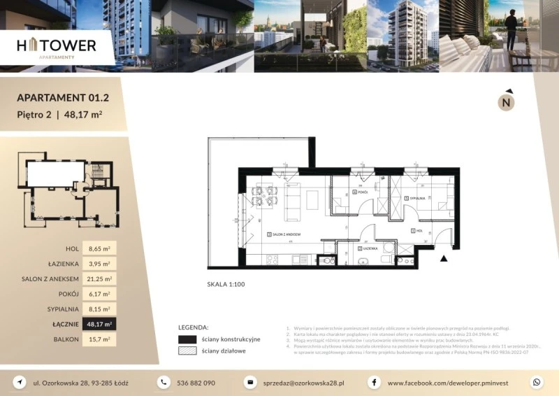 Rzut Apartament 01.2